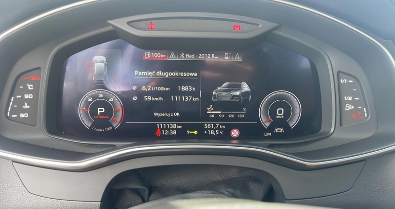Audi A6 cena 128900 przebieg: 111131, rok produkcji 2019 z Sulejówek małe 379